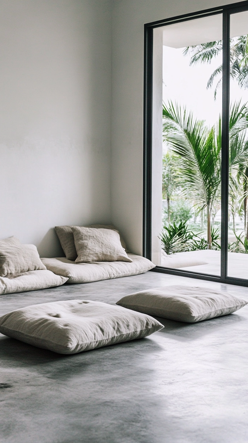 floor pillows reading nook 62