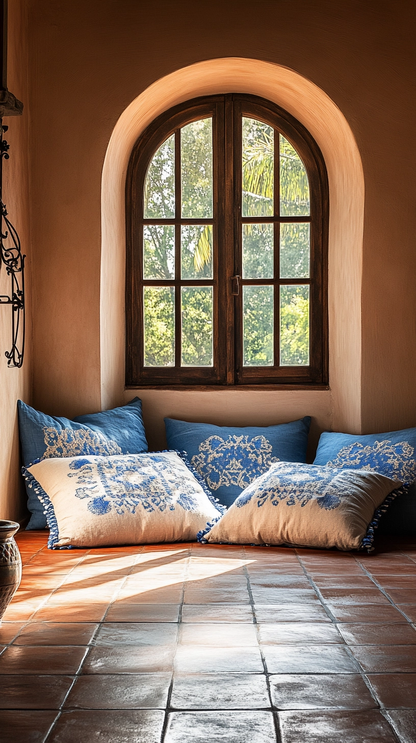 floor pillows reading nook 67