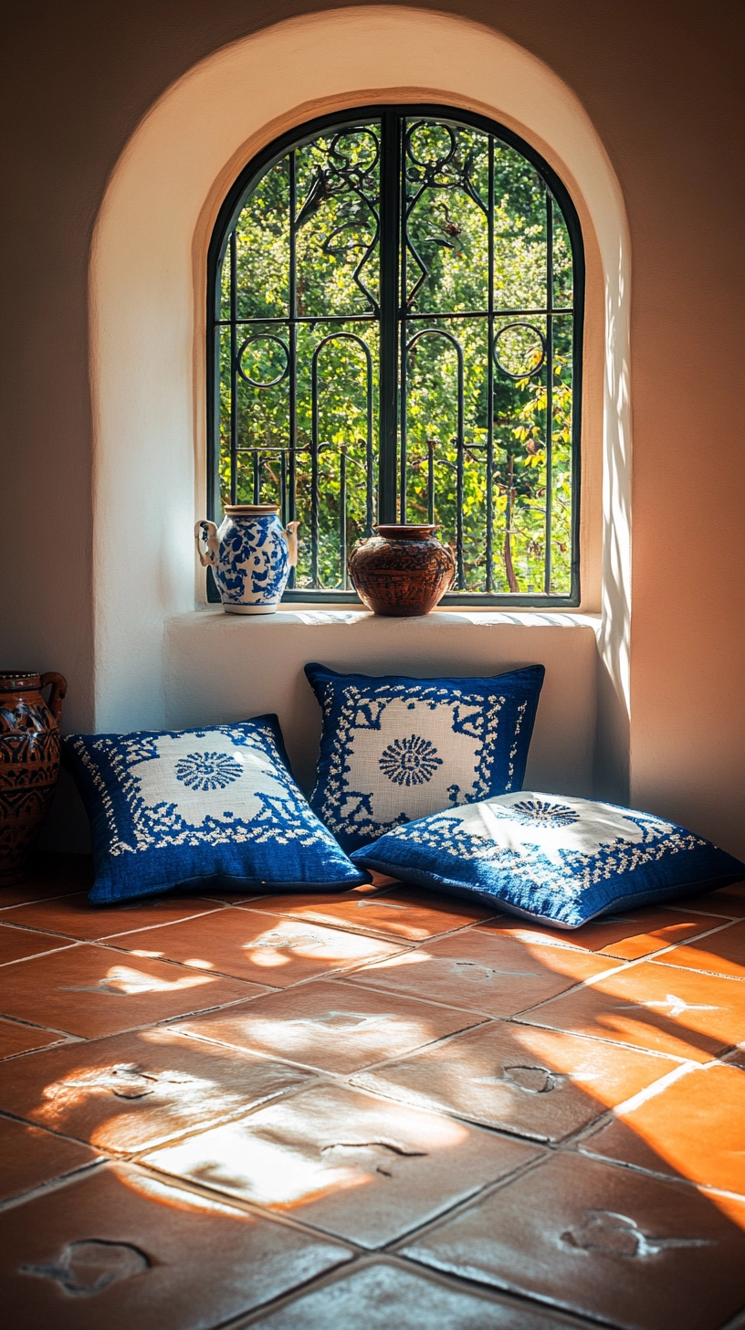 floor pillows reading nook 68