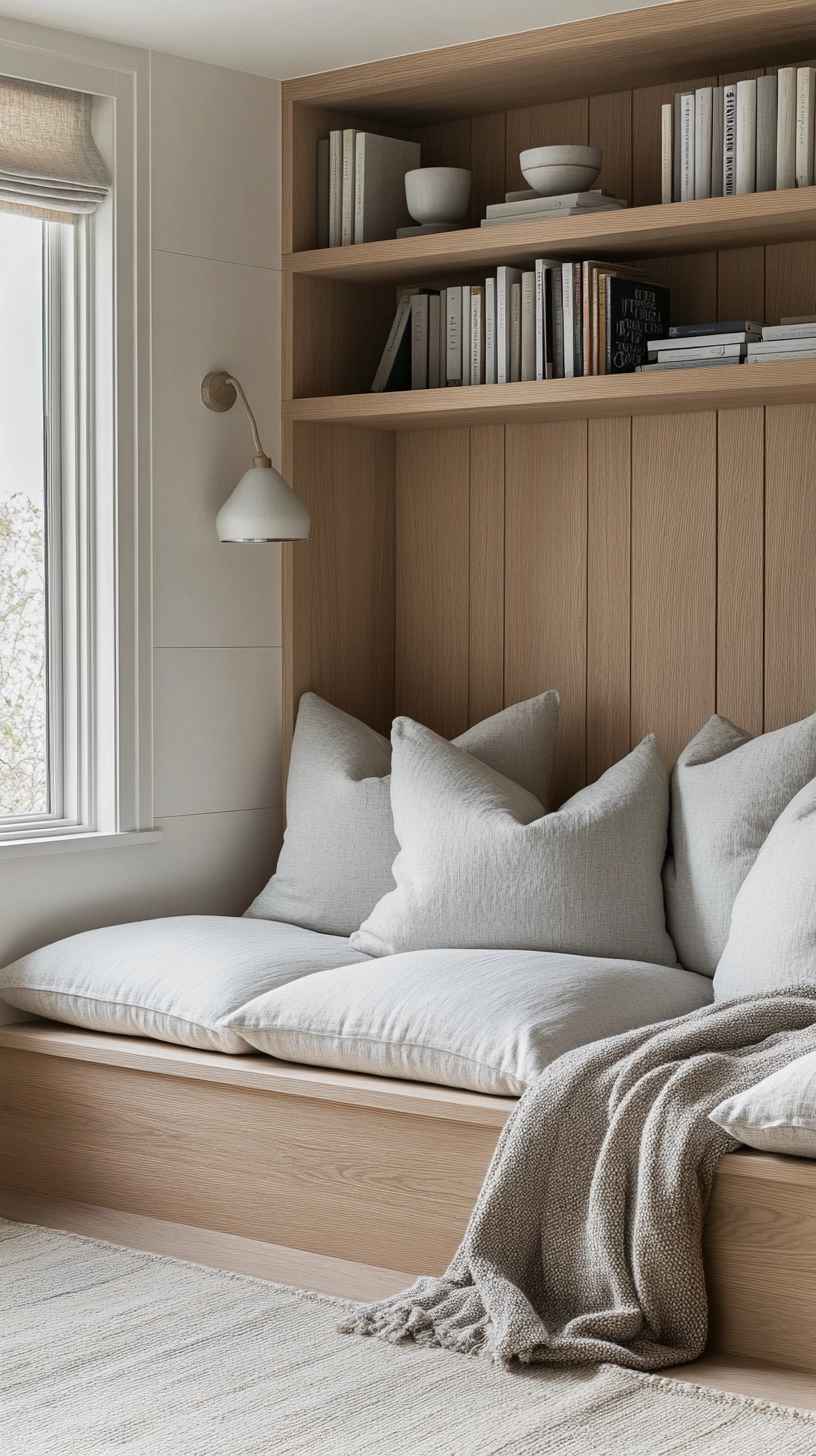 floor pillows reading nook 7