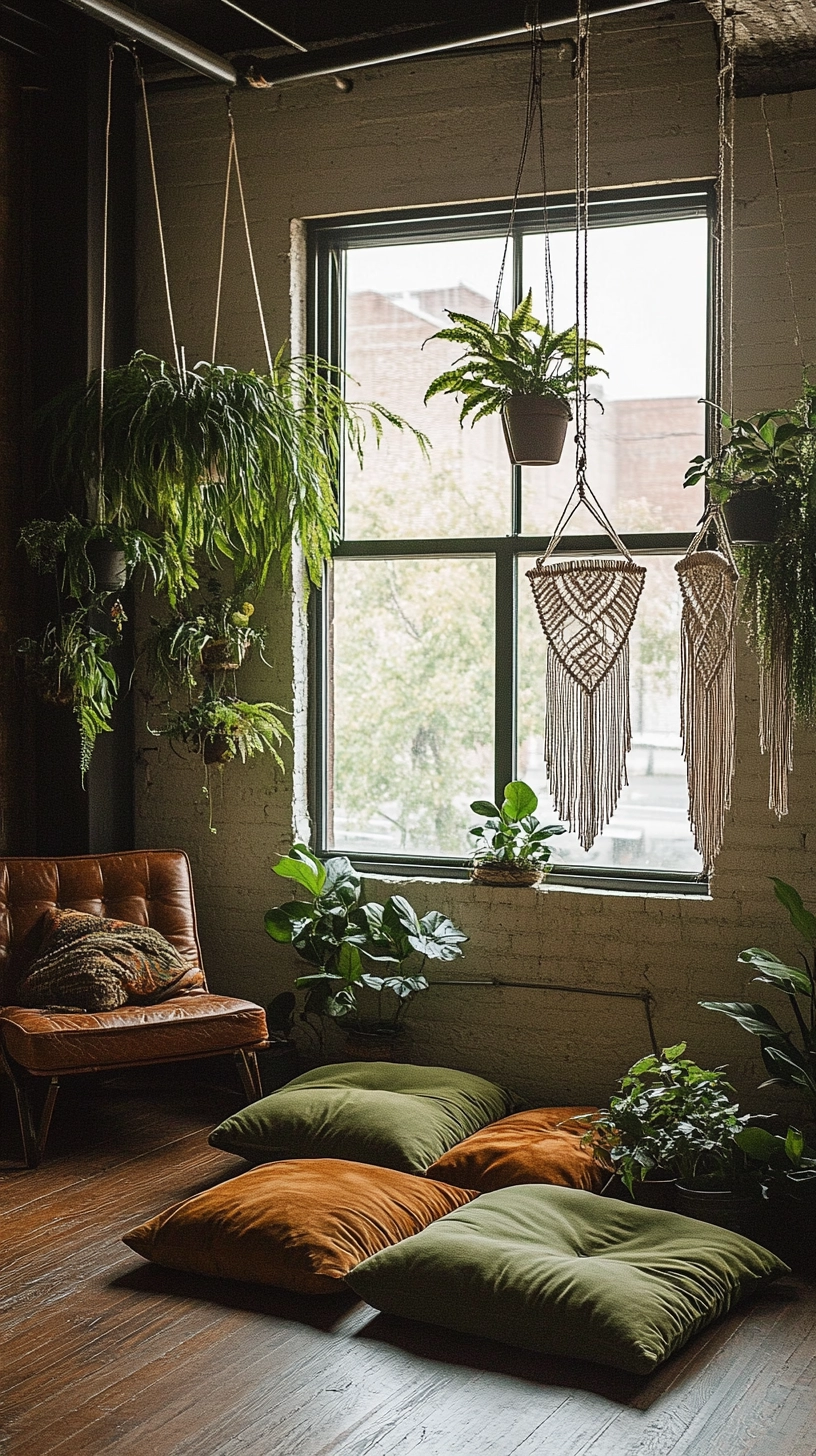 floor pillows reading nook 74