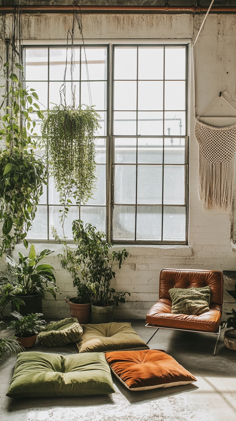 floor pillows reading nook 76