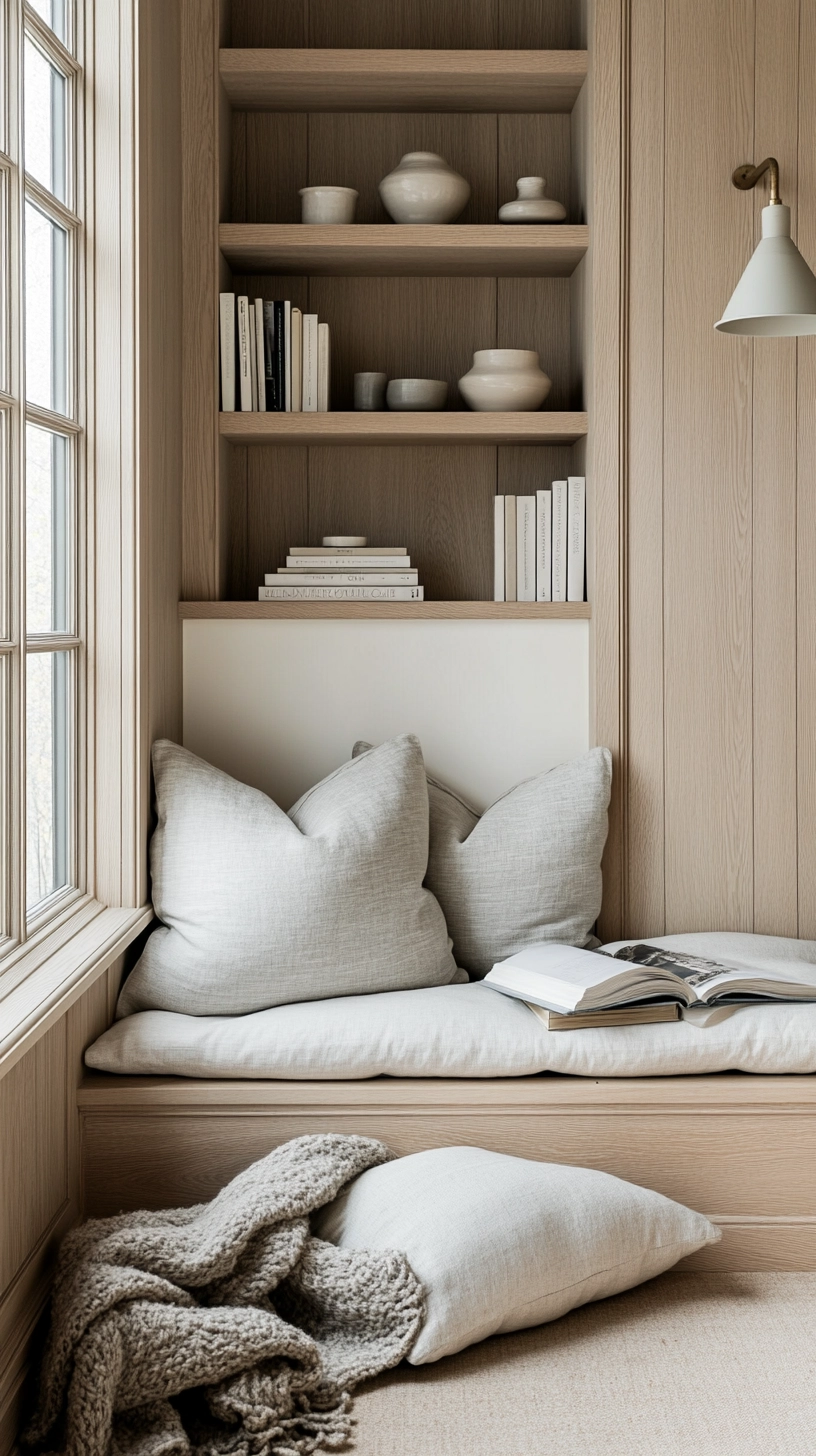floor pillows reading nook 8