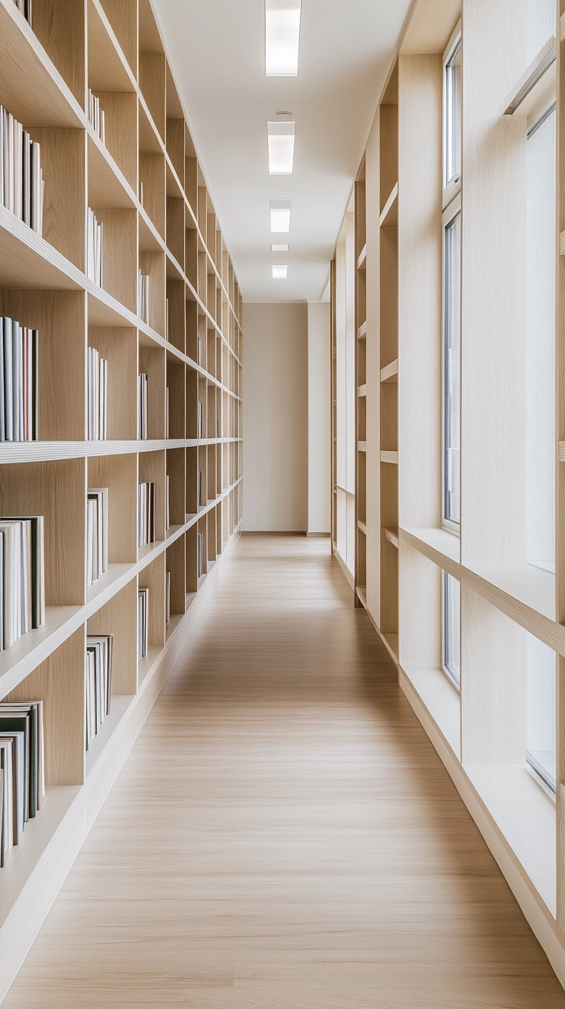 hallway bookshelves 4