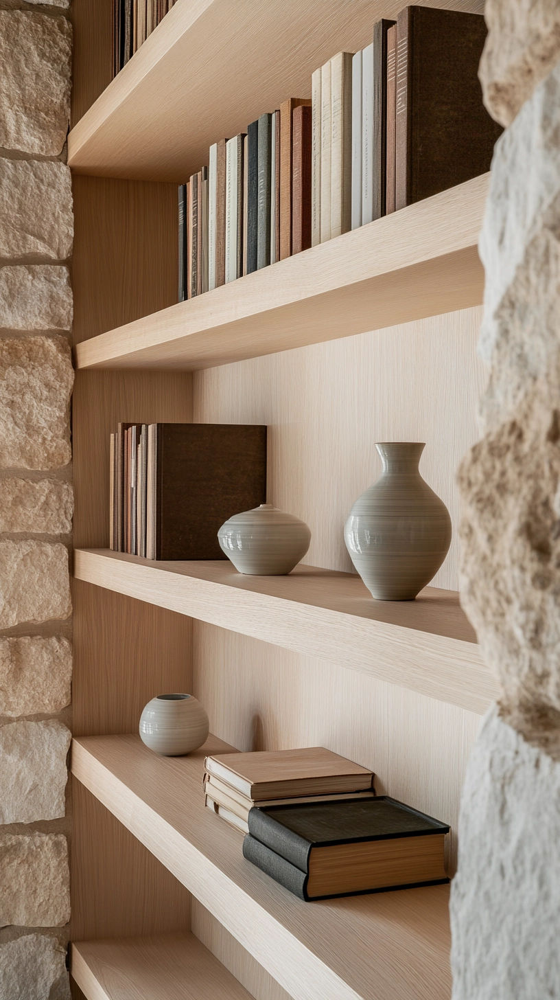 hallway bookshelves 79