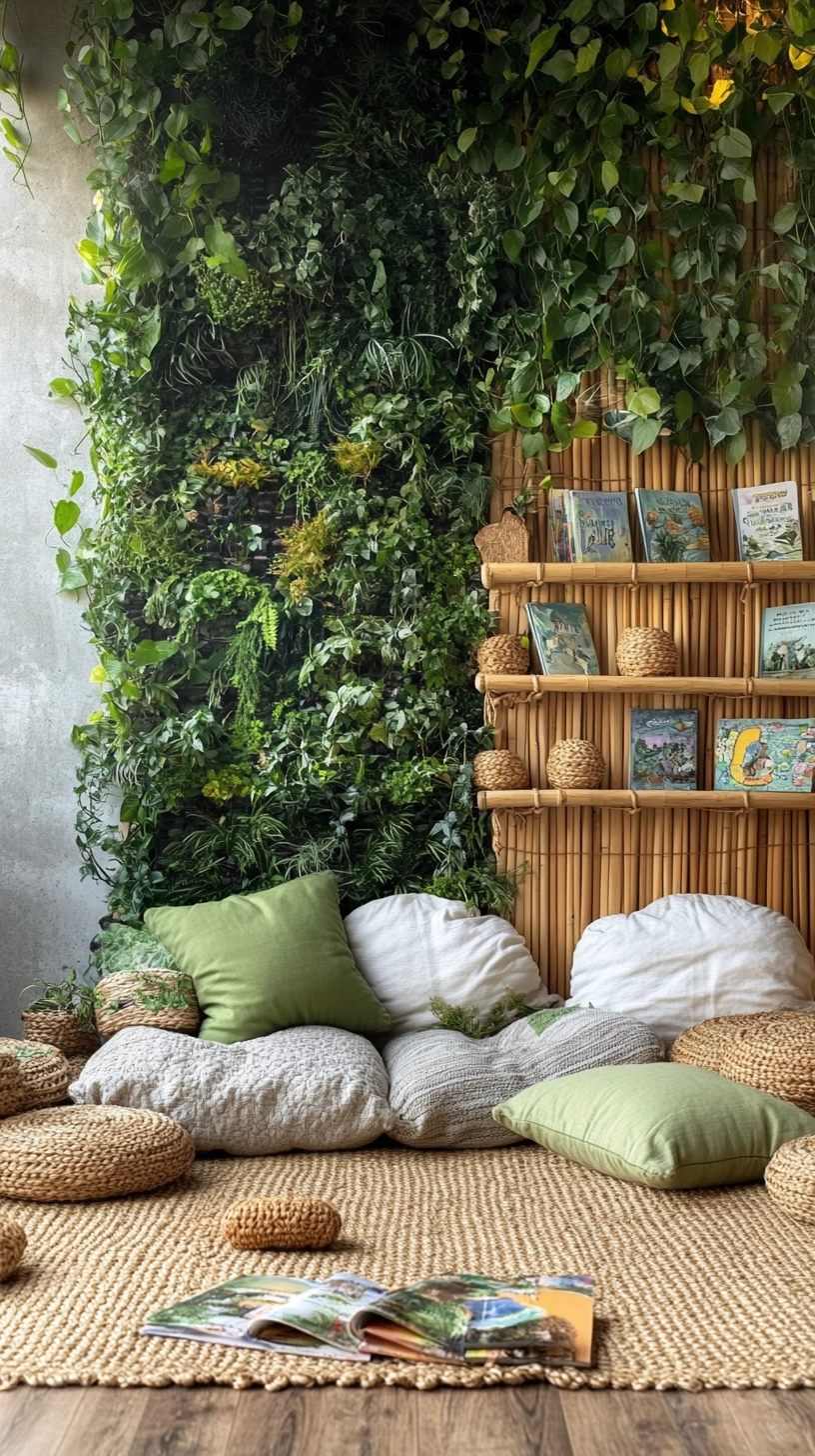kid reading nook 48