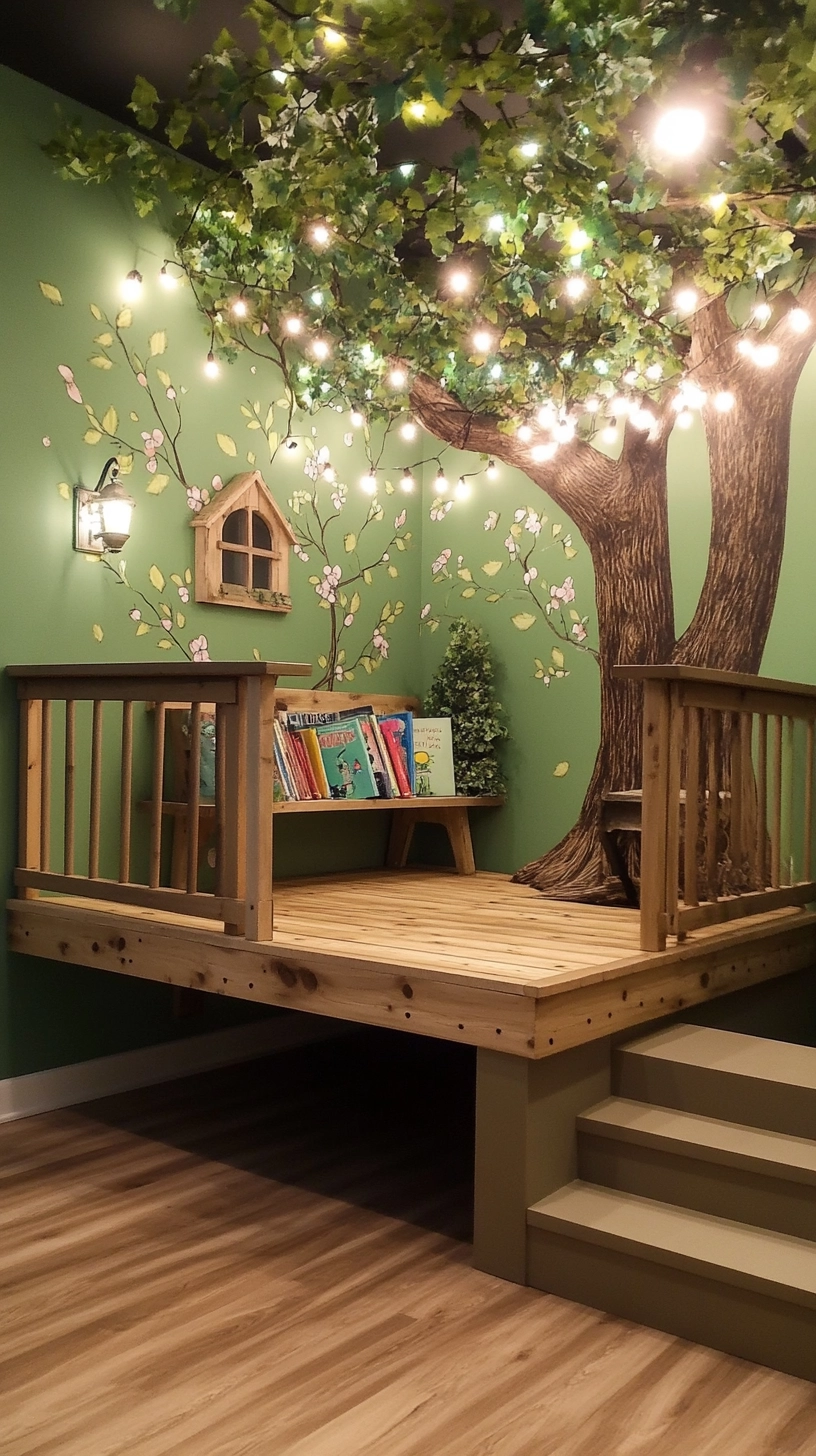 kids reading nook ideas 53