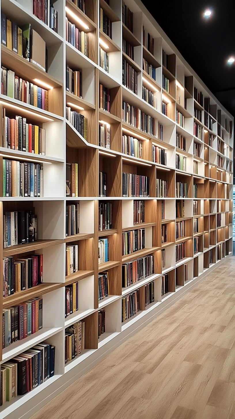 library bookshelves 20