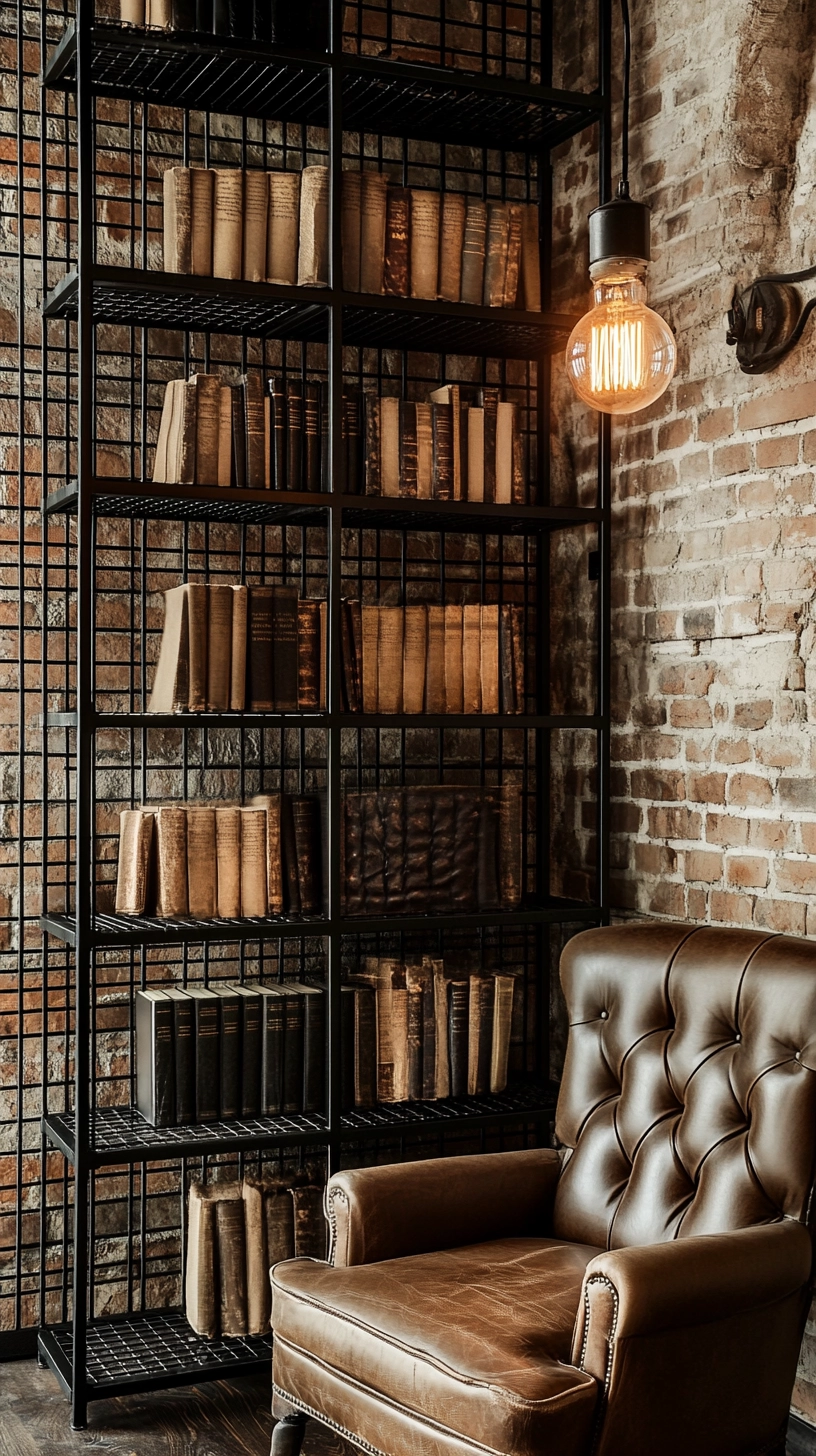 library bookshelves aesthetic 9