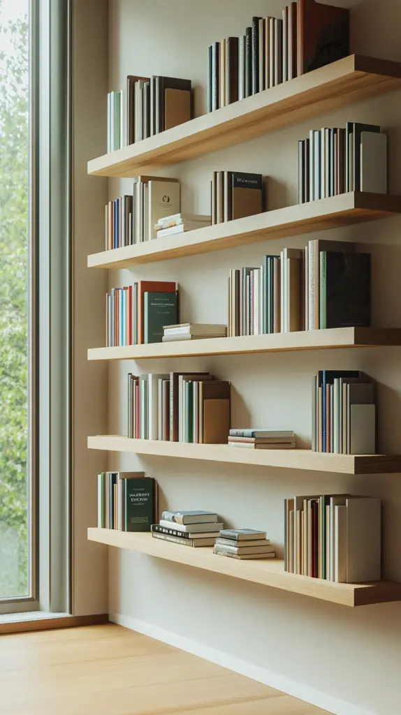 minimalist bookshelves 1