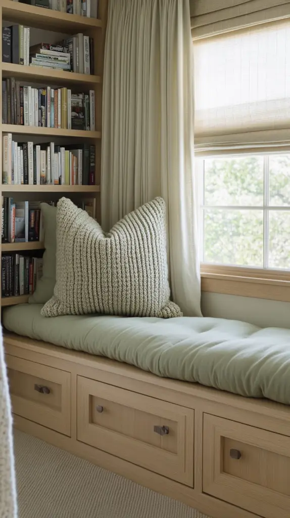 nursery reading nook 1
