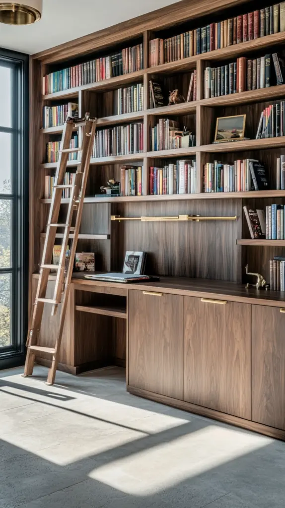 office built ins bookshelves 1