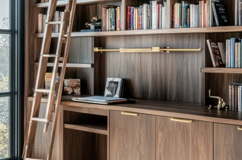 office built ins bookshelves 1