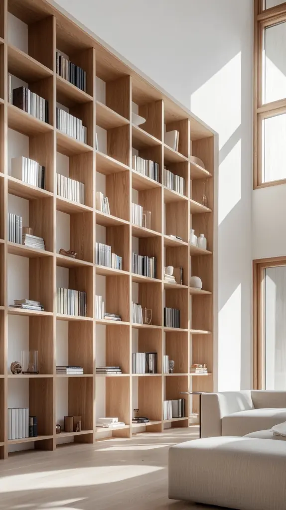 open bookshelves 1