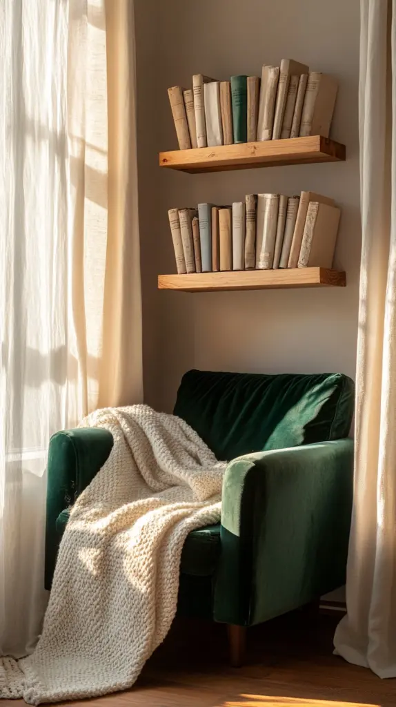 reading nook aesthetic 1