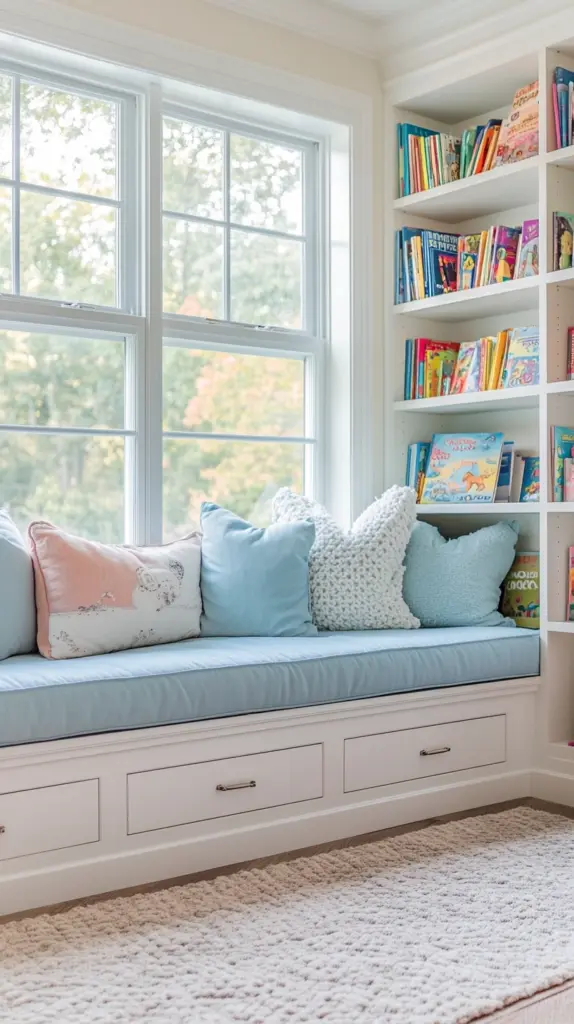 reading nook in bedroom kids 1