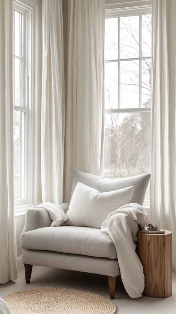 reading nook in bedroom small cozy corner comfy chair 1