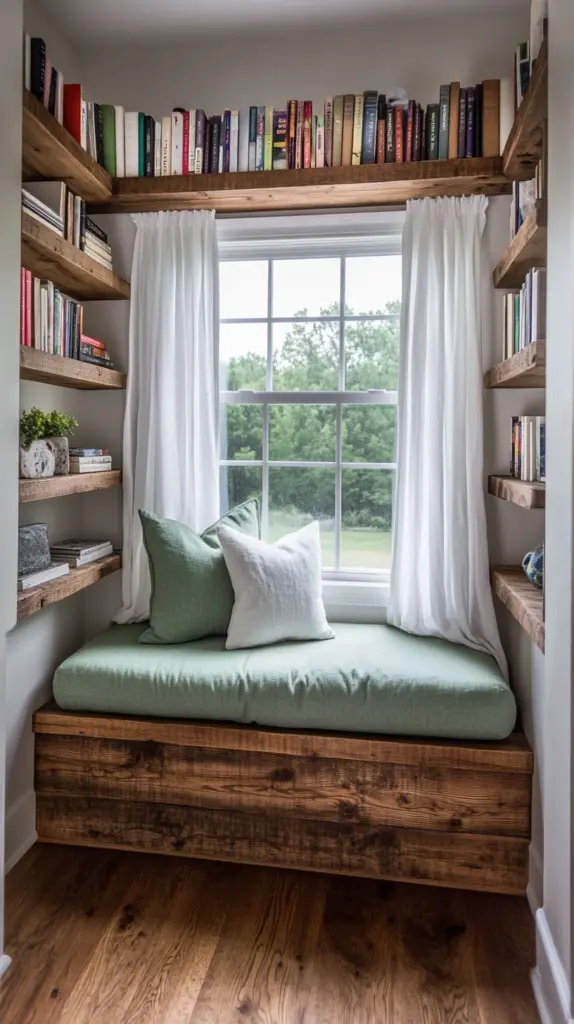 small space reading nook 1