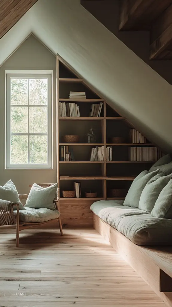 under stairs reading nook 1