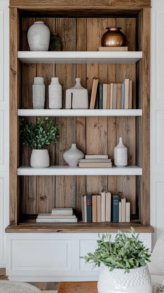 updating built in bookshelves 1