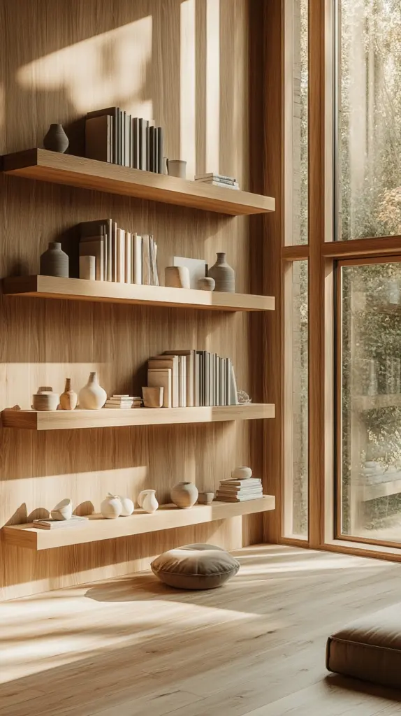 wall mounted bookshelves 1