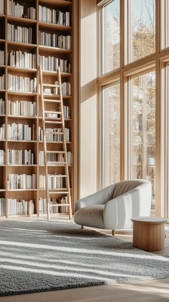 wood bookshelves 1